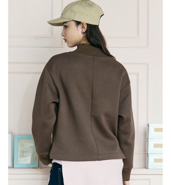 LACOSTE「ダンボールニット ハイネックプルオーバースウェット」|スウェット・ジャージ|