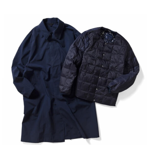 NOLLEY'S goodman「【TAION/タイオン】CR BAL COLLAR COAT SET #TAION-CR01 SET+TAION-104」|ダウン|