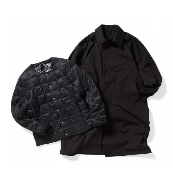 NOLLEY'S goodman「【TAION/タイオン】CR BAL COLLAR COAT SET #TAION-CR01 SET+TAION-104」|ダウン|