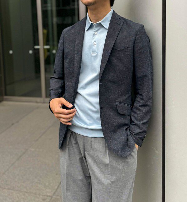 NOLLEY'S goodman「《ビジカジ対応》シルケットスムース ドレスポロ ビズポロ 25SS」|ポロシャツ|