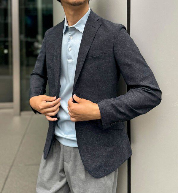 NOLLEY'S goodman「《ビジカジ対応》シルケットスムース ドレスポロ ビズポロ 25SS」|ポロシャツ|