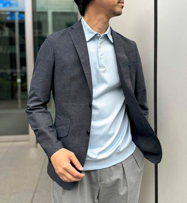 NOLLEY'S goodman「《ビジカジ対応》シルケットスムース ドレスポロ ビズポロ 25SS」|ポロシャツ|