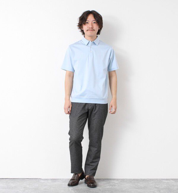 NOLLEY'S goodman「《ビジカジ対応》シルケットスムース ドレスポロ ビズポロ 25SS」|ポロシャツ|