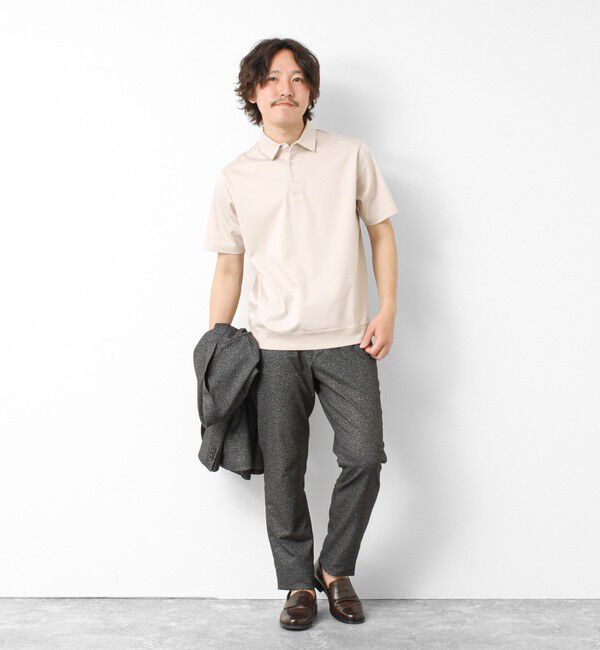 NOLLEY'S goodman「《ビジカジ対応》シルケットスムース ドレスポロ ビズポロ 25SS」|ポロシャツ|