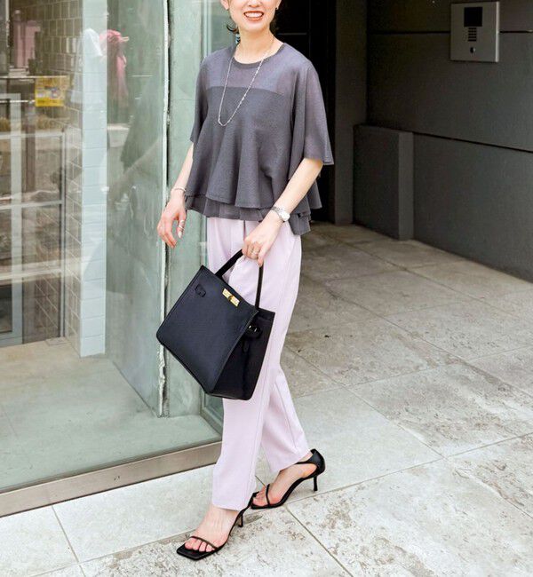 NOLLEY'S sophi「シアーティアードプルオーバーニット」|ニット・セーター|