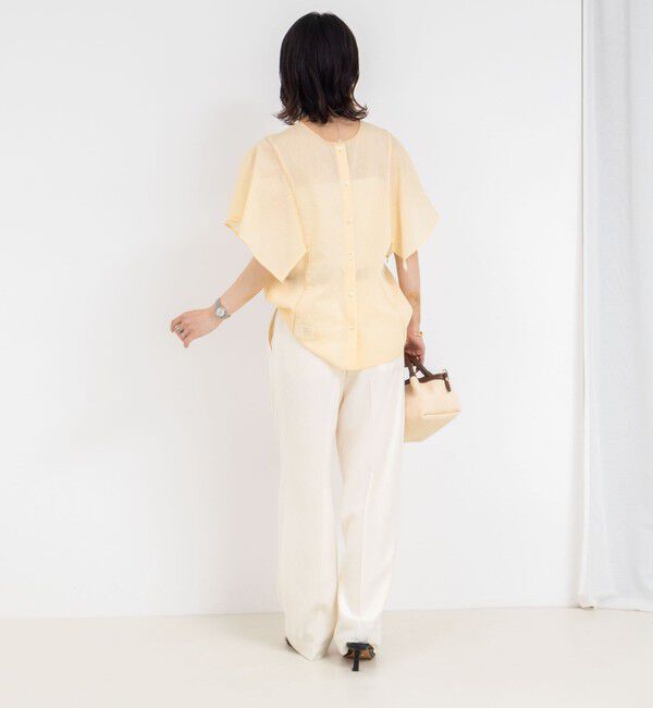 NOLLEY'S「袖フリル2WAYブラウス」|シャツ・ブラウス|