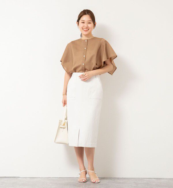 NOLLEY'S「袖フリル2WAYブラウス」|シャツ・ブラウス|