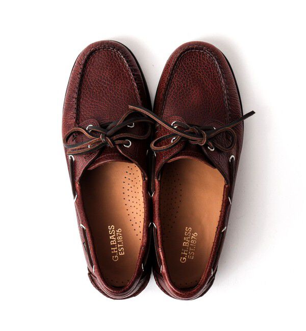 NOLLEY'S goodman「【G.H.BASS/ジー・エイチ・バス】BA20320 JETTY Ⅱ デッキシューズ」|モカシン|