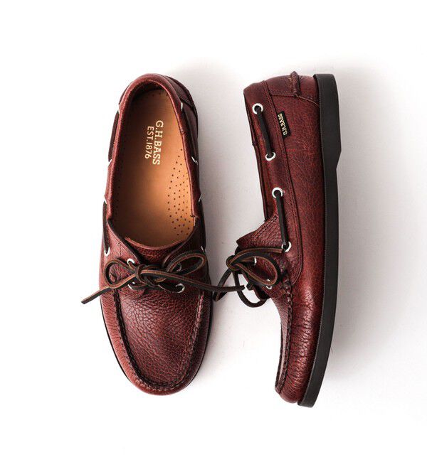 NOLLEY'S goodman「【G.H.BASS/ジー・エイチ・バス】BA20320 JETTY Ⅱ デッキシューズ」|モカシン|