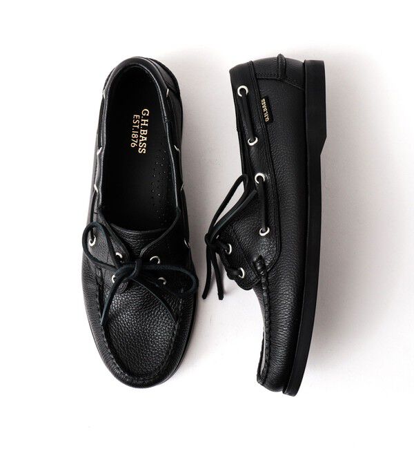 NOLLEY'S goodman「【G.H.BASS/ジー・エイチ・バス】BA20320 JETTY Ⅱ デッキシューズ」|モカシン|