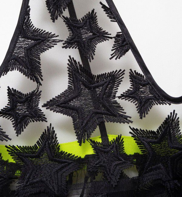 Rie Miller「45th limited editionウォッシャブルスターフリンジキャミワンピース」|ワンピース|