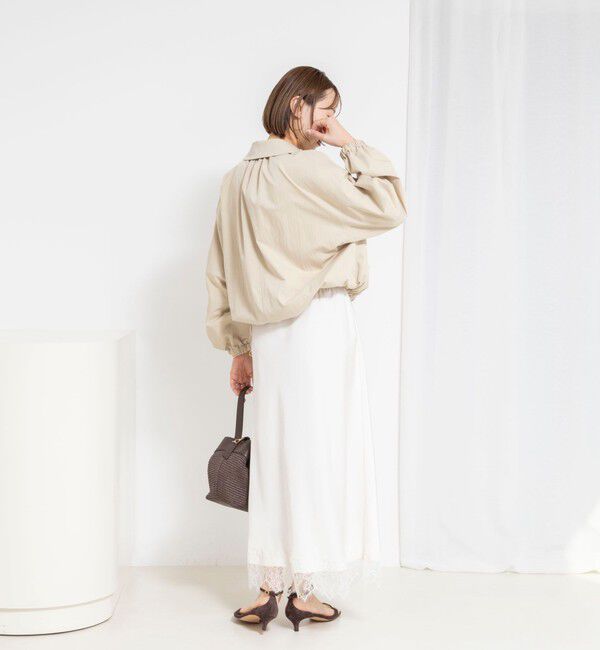 NOLLEY'S sophi「ウォッシャブルツイルライトジップアップブルゾン」|ブルゾン・スタジャン|