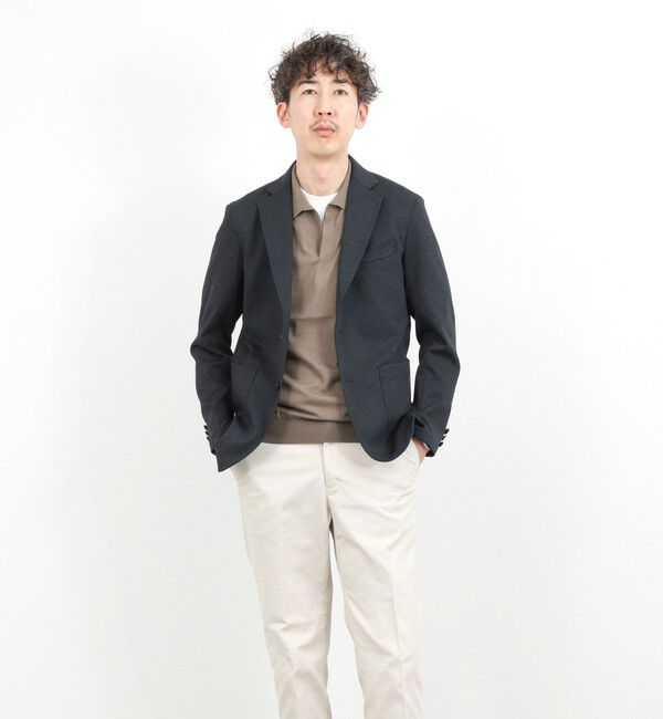 NOLLEY'S goodman「強撚シルクコットン 成型スキッパーニットポロ 26SS / ウォッシャブル」|ニット・セーター|