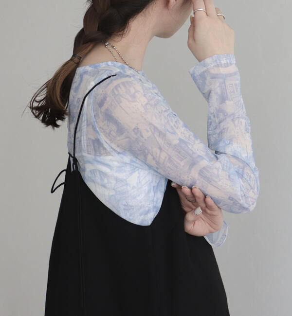 fredy emue「ランドスケープシアープルオーバー」|Tシャツ・カットソー|