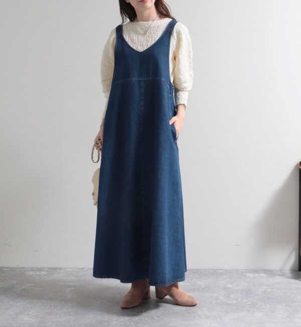 fredy emue「デニムジャンスカ」|ワンピース|