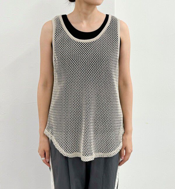 fredy emue「メッシュチュニックタンクトップ」|タンクトップ|