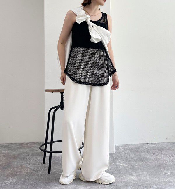 fredy emue「メッシュチュニックタンクトップ」|タンクトップ|