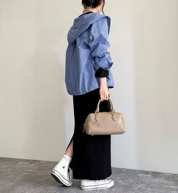 fredy emue「ストライプフーディーシャツ」|シャツ・ブラウス|