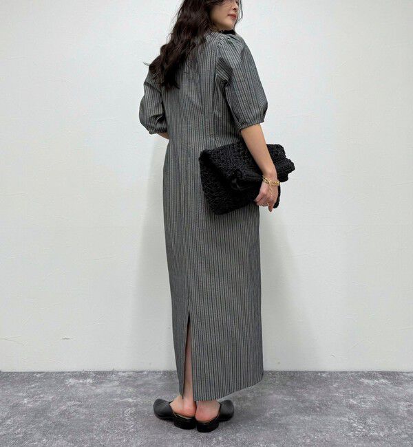 fredy emue「コットンリップルウエストシェイプワンピース」|ワンピース|