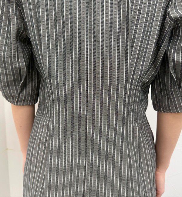 fredy emue「コットンリップルウエストシェイプワンピース」|ワンピース|