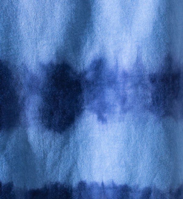 GLOSTER「【GLOSTER/グロスター】16/-綿天竺 タイダイ染め ボーダークルーネックTシャツ」|Tシャツ・カットソー|