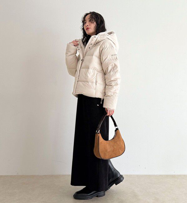 fredy emue「【columbia】アメイズパフフーデッドダウンジャケット」|ダウン|