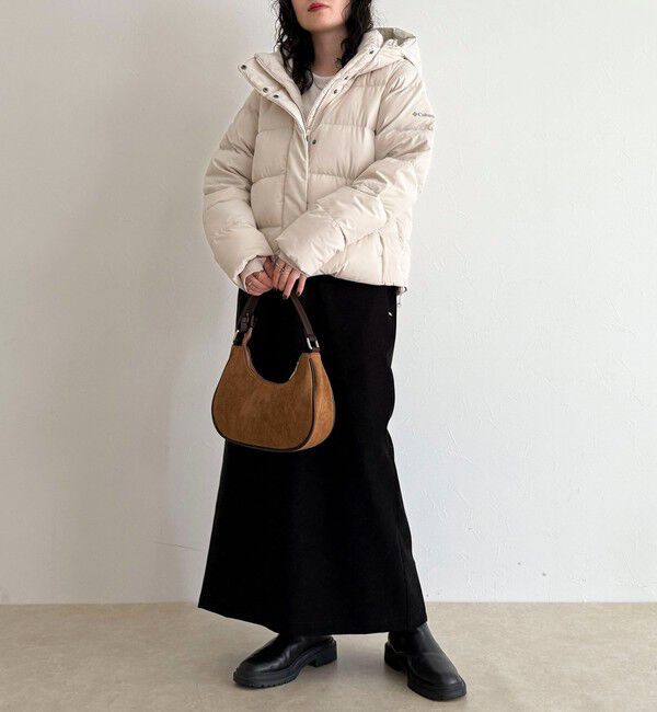 fredy emue「【columbia】アメイズパフフーデッドダウンジャケット」|ダウン|