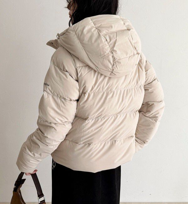 fredy emue「【columbia】アメイズパフフーデッドダウンジャケット」|ダウン|