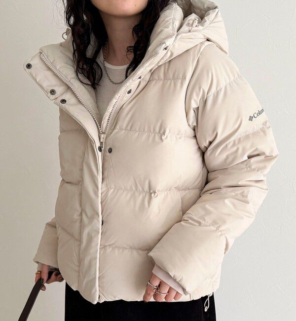 fredy emue「【columbia】アメイズパフフーデッドダウンジャケット」|ダウン|