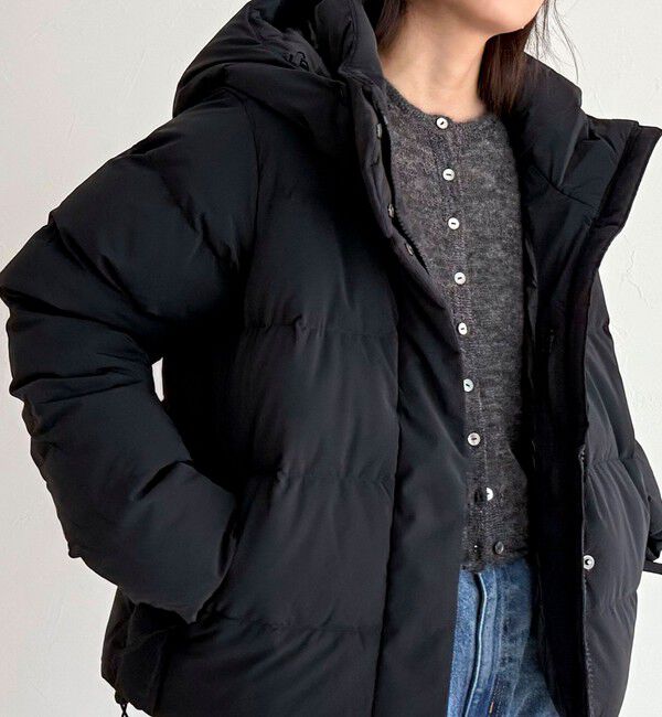 fredy emue「【columbia】アメイズパフフーデッドダウンジャケット」|ダウン|ブラック