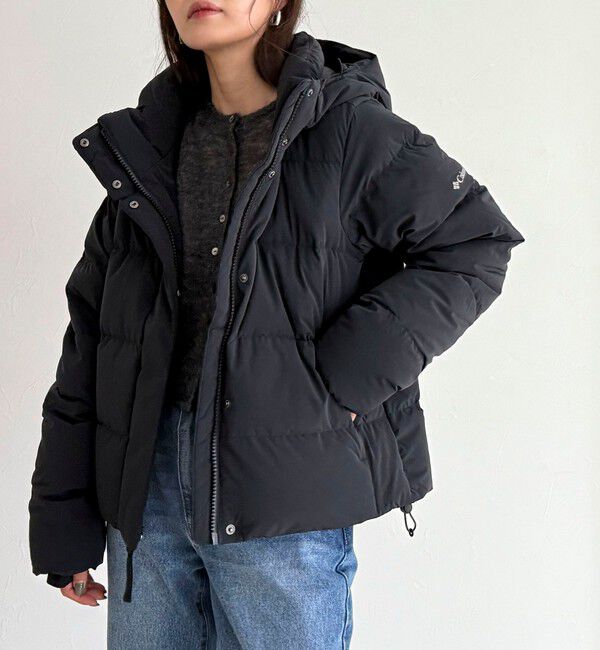 fredy emue「【columbia】アメイズパフフーデッドダウンジャケット」|ダウン|