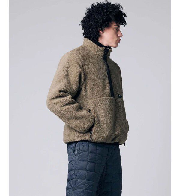 GLOSTER「【TAION/タイオン】ノンダウン マウンテン ハイネック ボアプルオーバー」|ブルゾン・スタジャン|