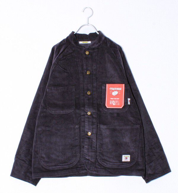 FREDY MAC「【FREDYMAC/フレディマック】コールカバーオール」|ブルゾン・スタジャン|チャコールグレー