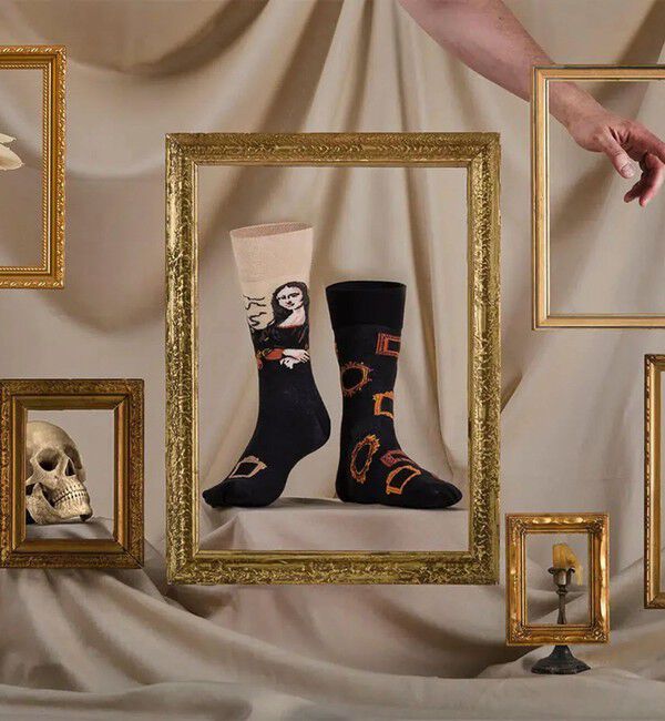 GLOSTER「【MANY MORNINGS/メニーモーニングス】アーティストソックス」|ソックス|