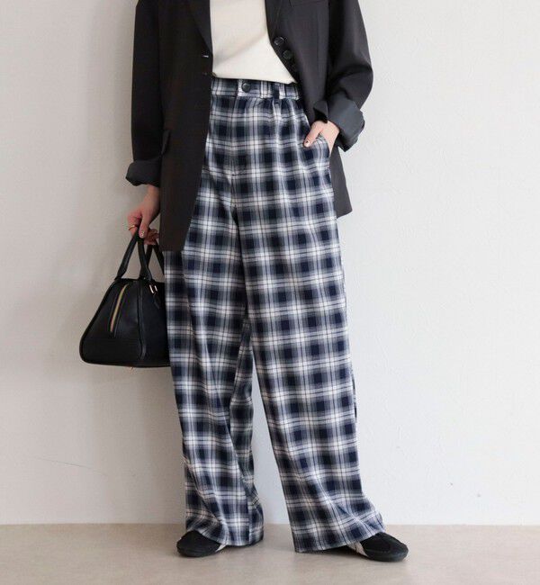 fredy emue「チェック柄ワイドパンツ」|その他|