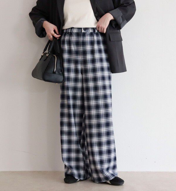 fredy emue「チェック柄ワイドパンツ」|その他|