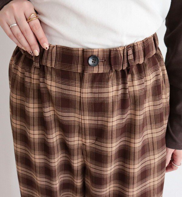 fredy emue「チェック柄ワイドパンツ」|その他|