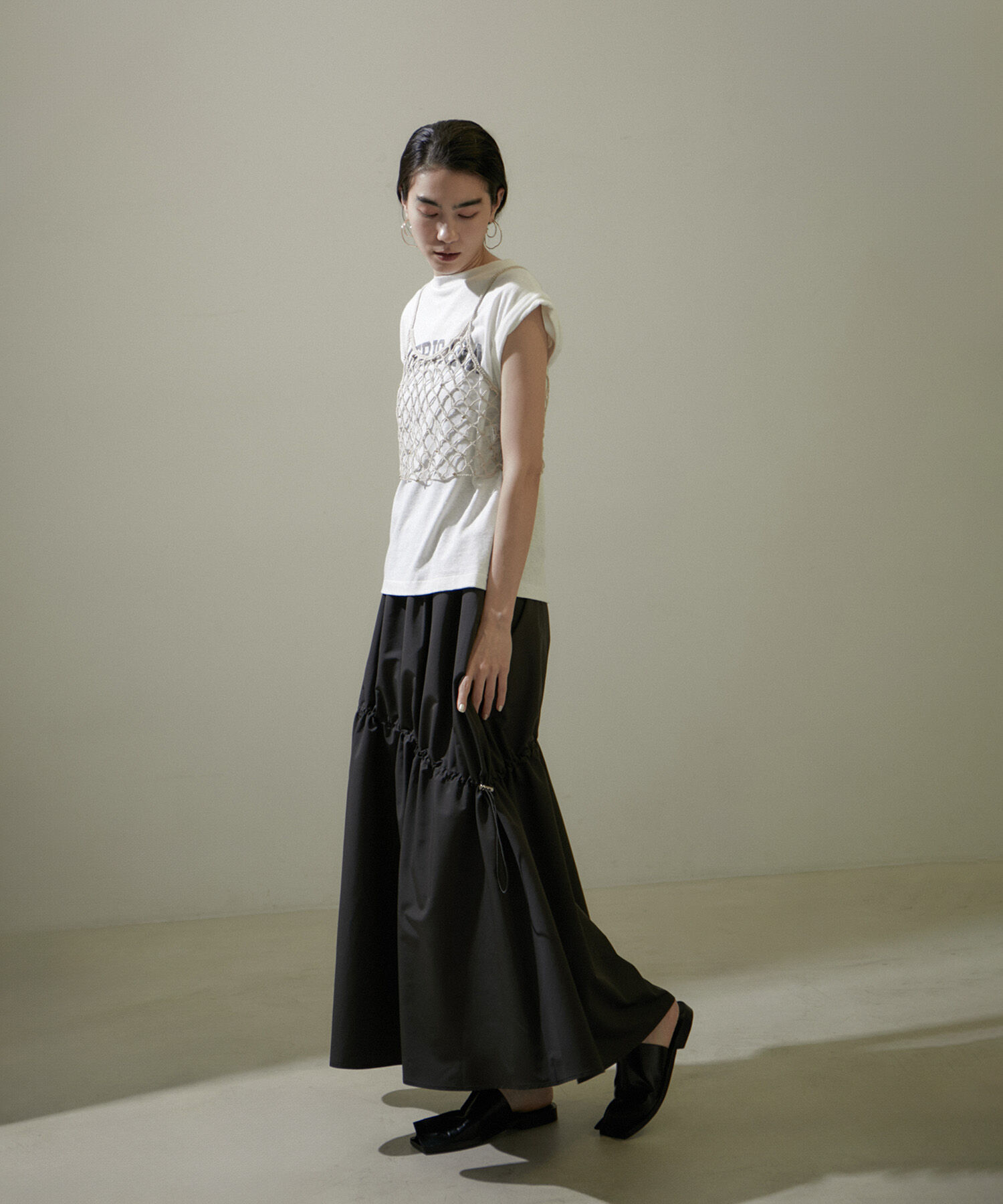 SALON adam et rope'「ビーズかぎ針キャミソール」|キャミソール|