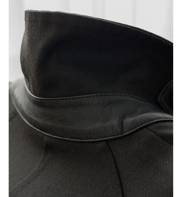 SALON adam et rope'「VISTO WOOL GABA スタンドカラーコート」|ステンカラーコート|