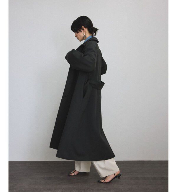 SALON adam et rope'「VISTO WOOL GABA スタンドカラーコート」|ステンカラーコート|