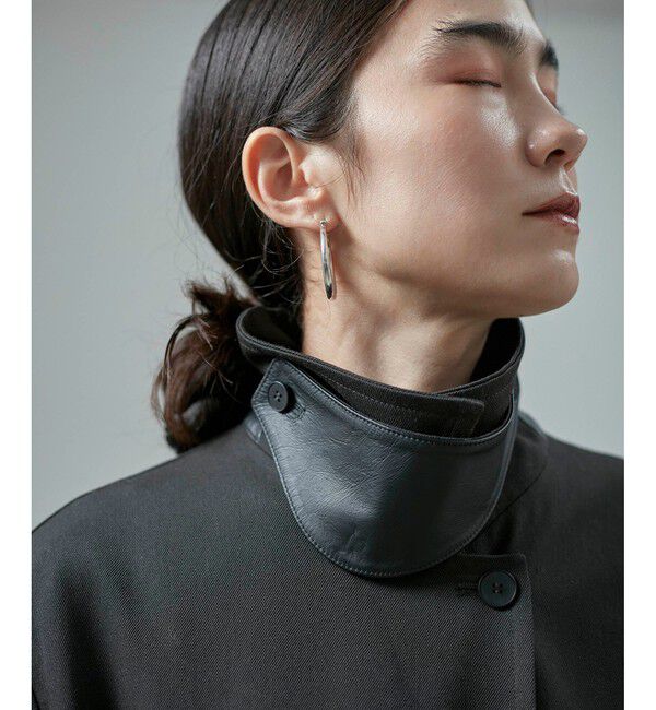 SALON adam et rope'「VISTO WOOL GABA スタンドカラーコート」|ステンカラーコート|