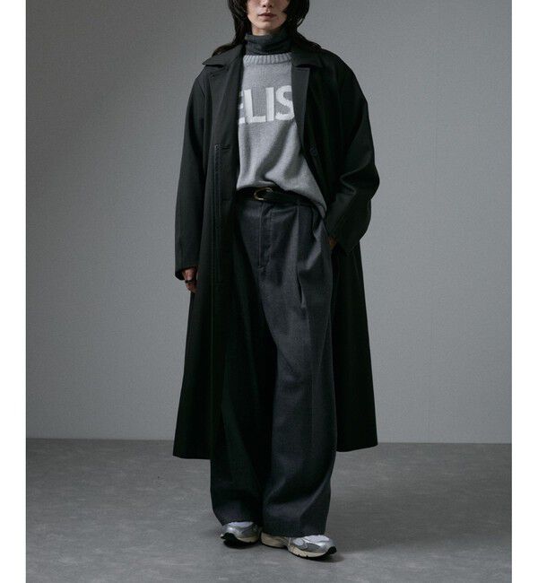 SALON adam et rope'「VISTO WOOL GABA スタンドカラーコート」|ステンカラーコート|