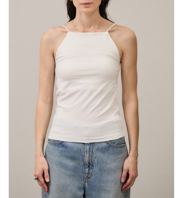 SALON adam et rope'「ストレッチスクエアキャミ」|キャミソール|