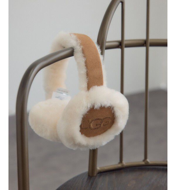 SALON adam et rope'「【UGG(アグ)】W SHEEPSKIN EMBROIDERY EARMUFF イヤーマフ」|イヤーマフ|