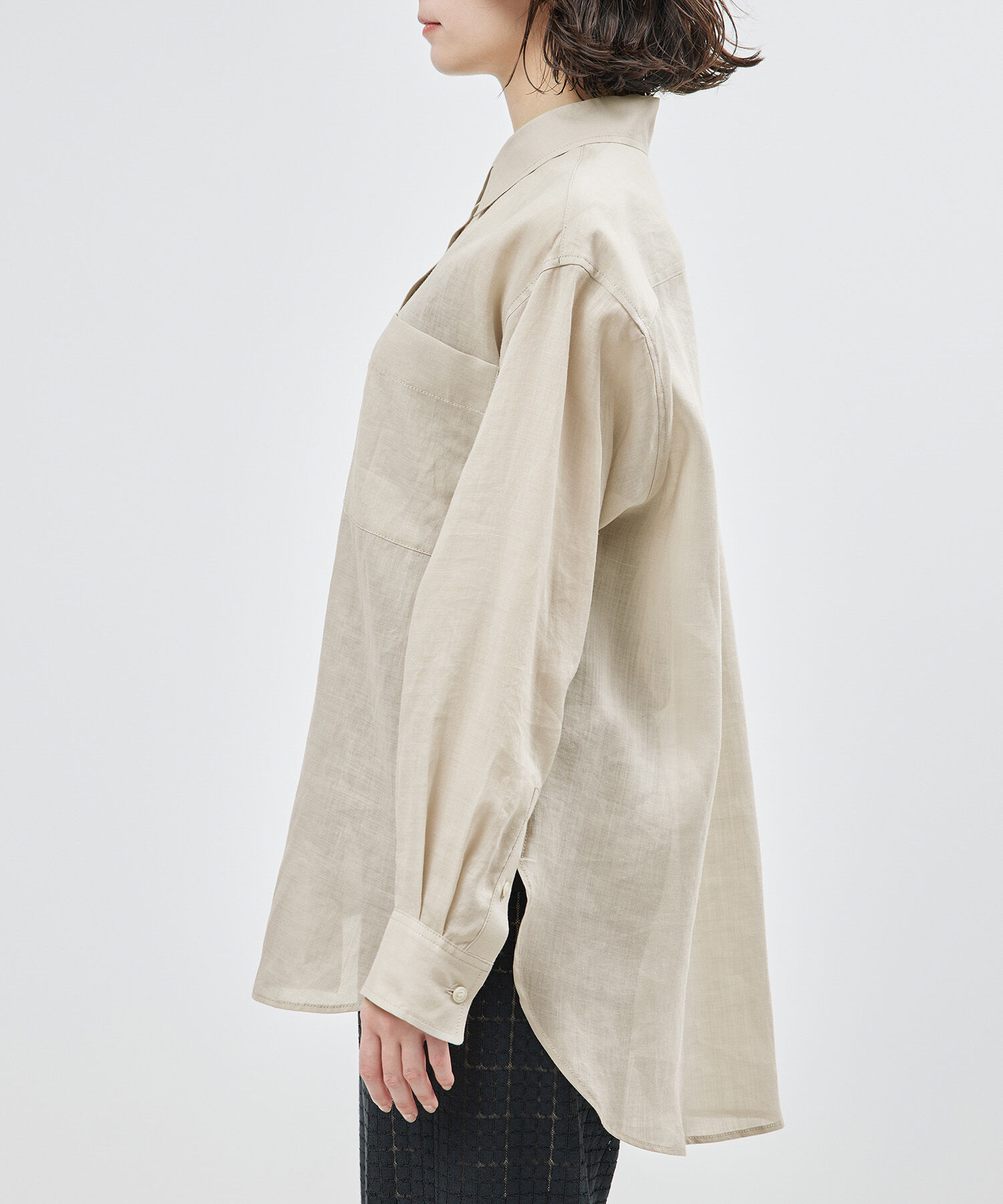 ROPE「【洗える】ロイヤルラミーレギュラーシャツ【雑誌/メディア掲載】」|シャツ・ブラウス|