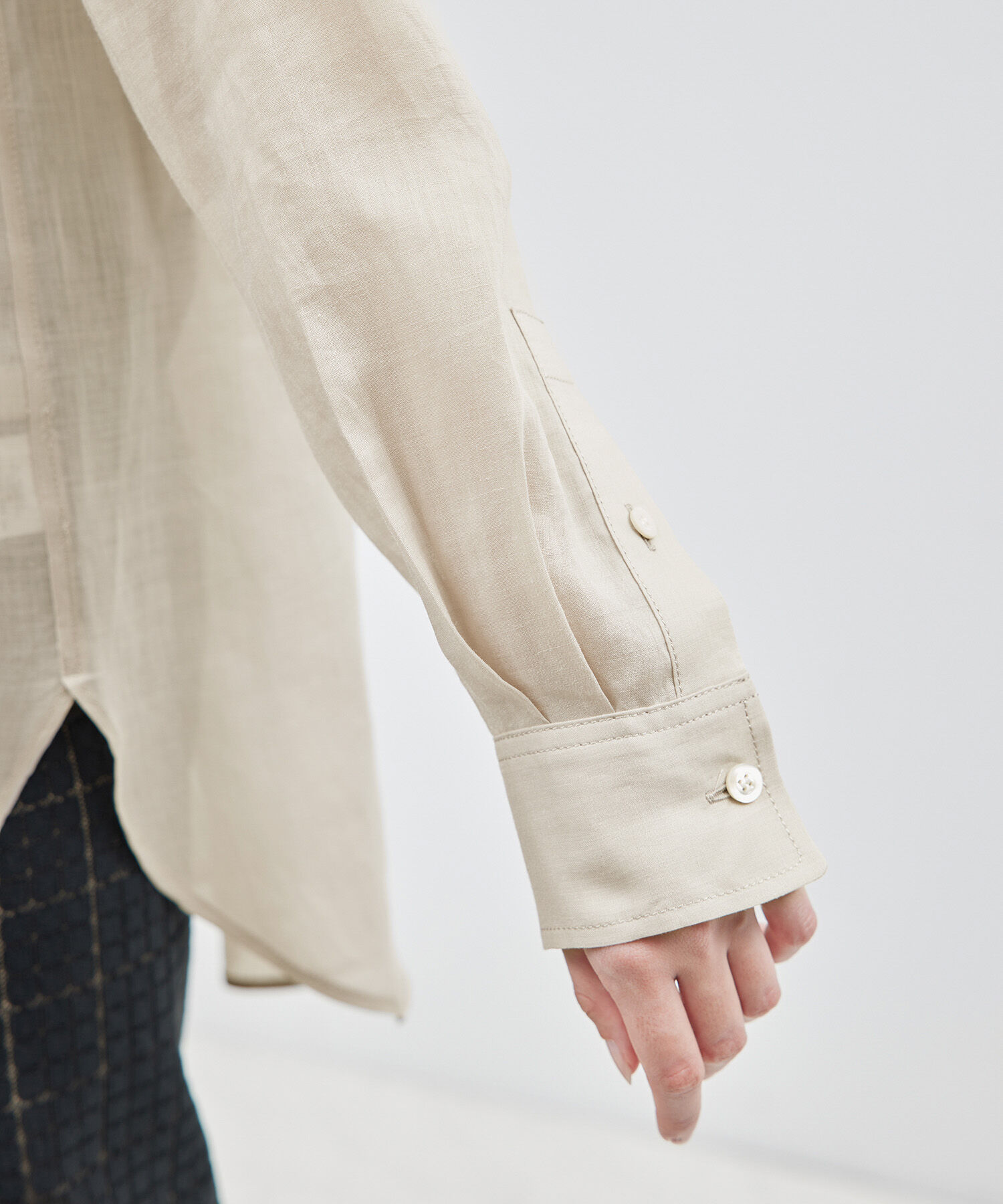 ROPE「【洗える】ロイヤルラミーレギュラーシャツ【雑誌/メディア掲載】」|シャツ・ブラウス|