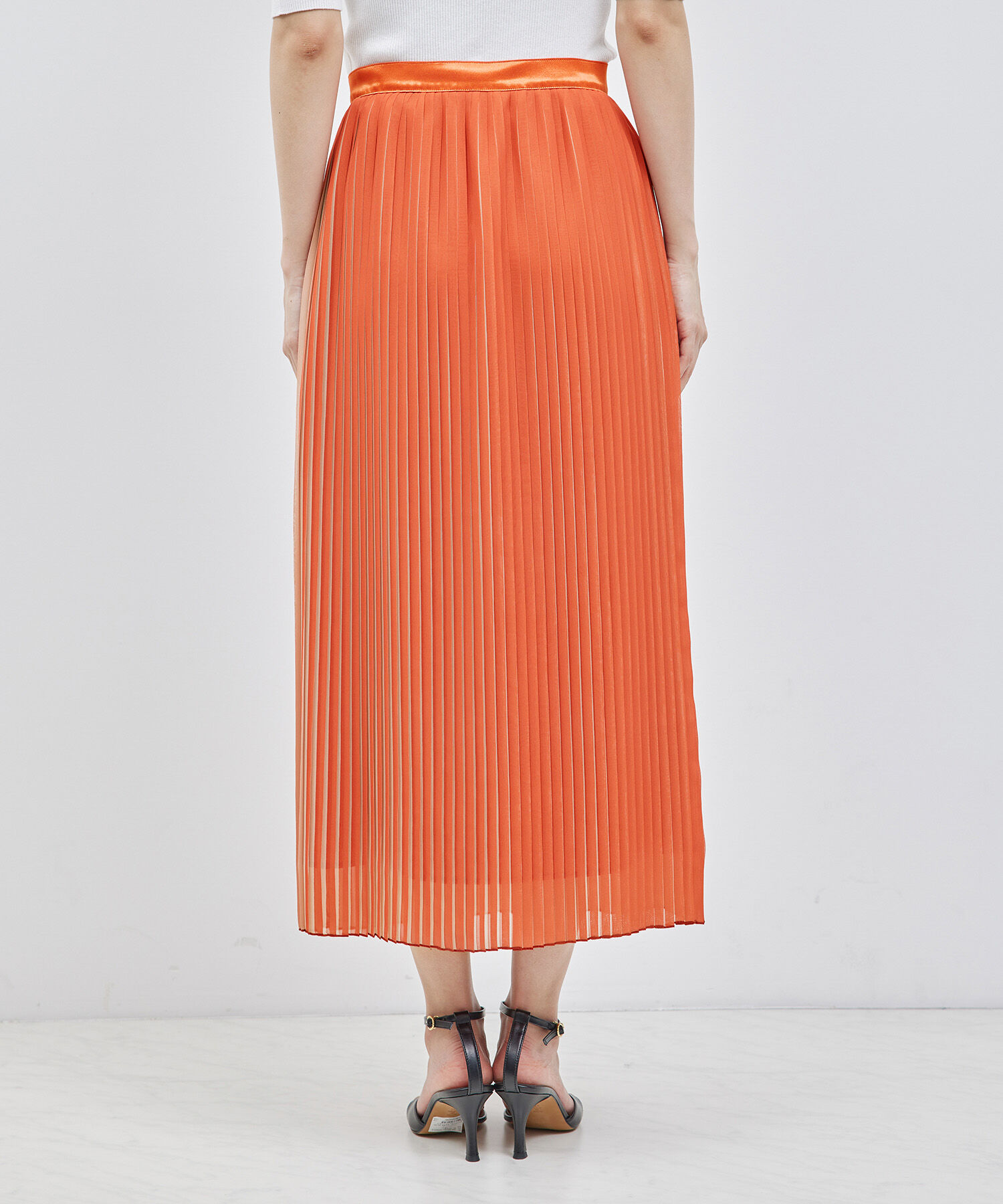 ROPE「プリーツスカート（バイカラー/無地）【メディア掲載】」|スカート|