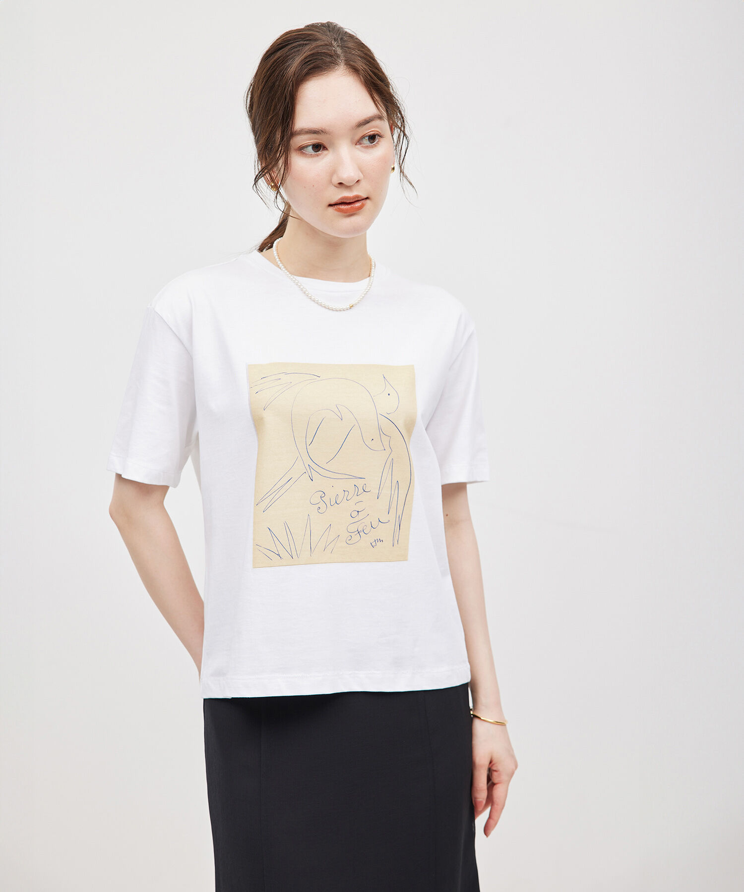 ROPE「【ROPE' meets Henri Matisse】プリント Tシャツ」|Tシャツ・カットソー|