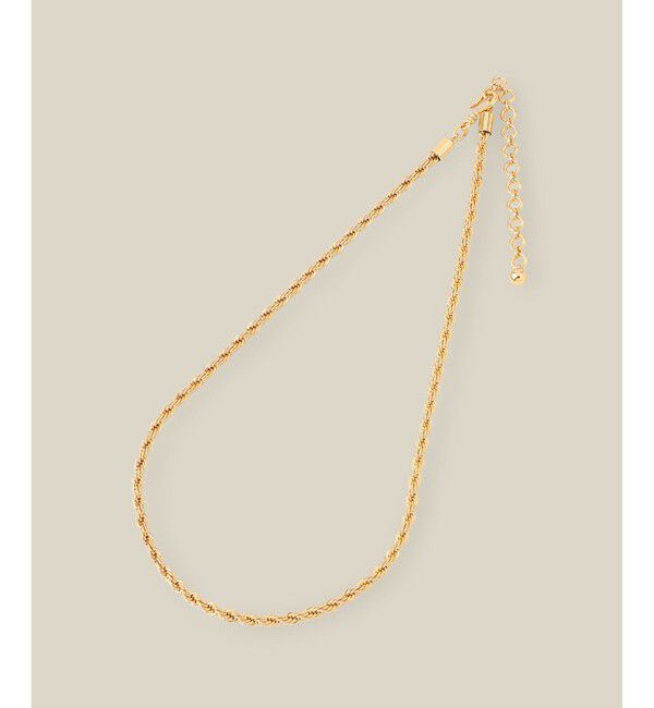 ROPE'「ロープチェーンショートネックレス」|ネックレス|