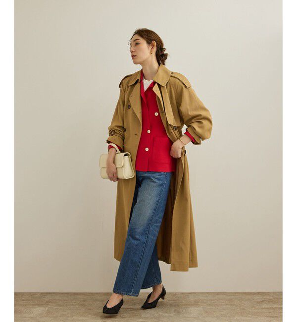 ROPE「フラップワイドレザーハンドバッグ」|ショルダー・メッセンジャー|